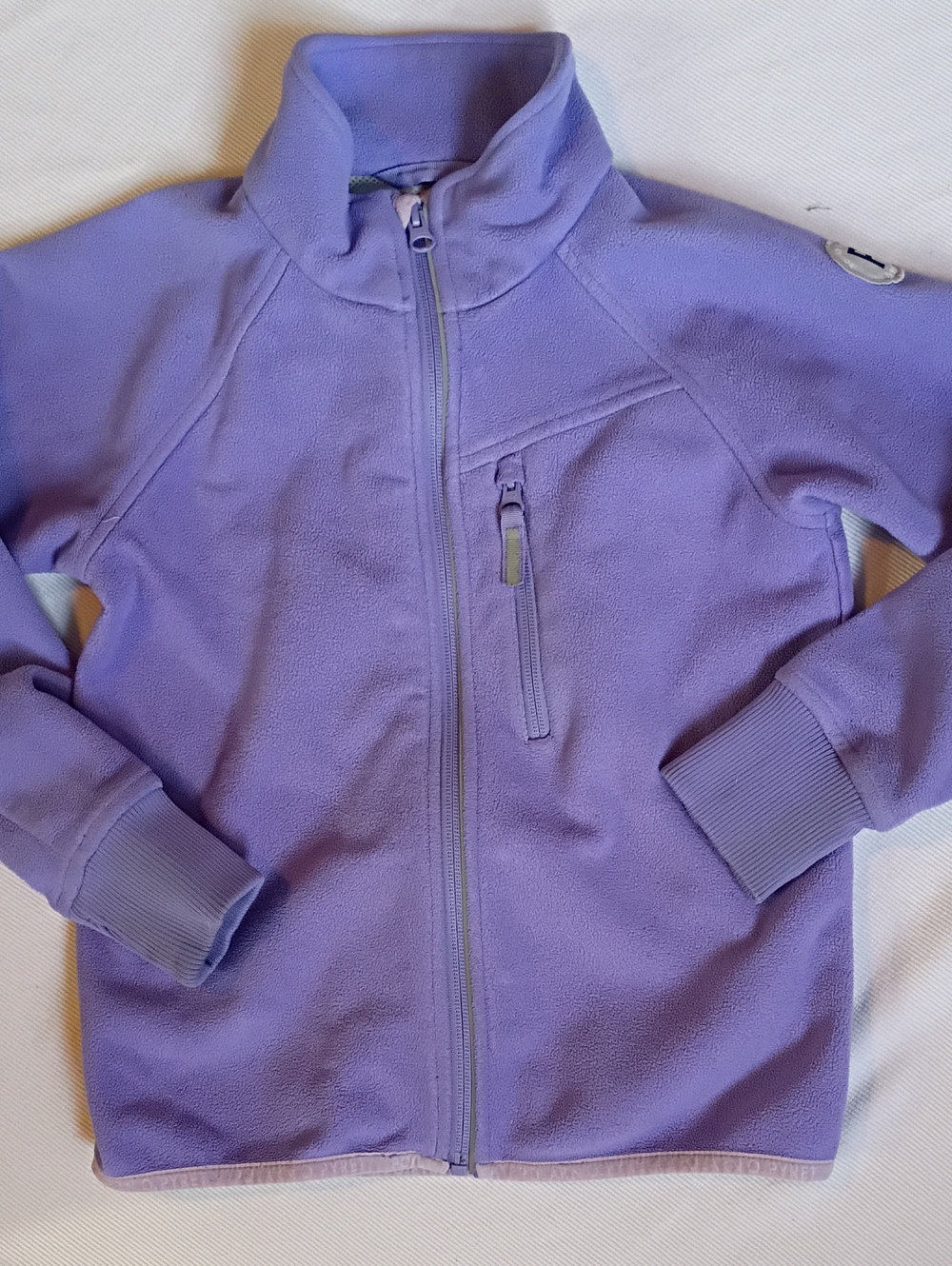 Polarn O. Pyret Kids Full-Zip Purple Fleece Jacket
